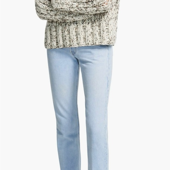 Theory Hand Knit Marled Wool Cashmere Blend Sweater, NWT, Size Small - Picture 4 of 7